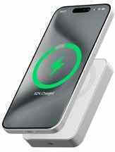 LinQ Slim Qi2 MagSafe Qi2 Powerbank 10000mAh 15W Graue