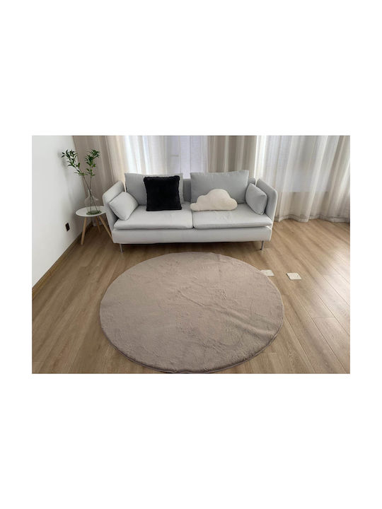 Anna Riska Anti-slip Rug Round Summer Cotton Linen