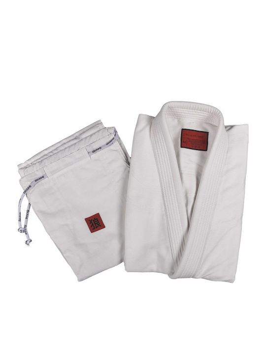 Okami Uniform Brasilianisches Jiu Jitsu Weiß