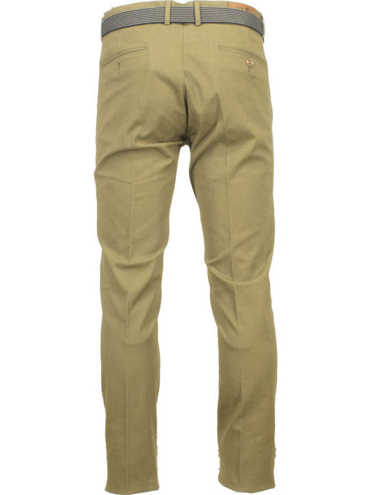 Παντελόνι Chino Ελαστικό Λαδι, Lt Khaki
