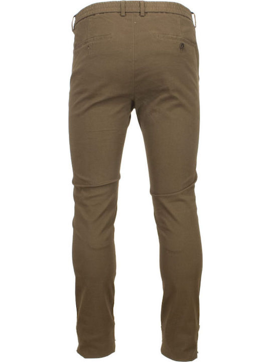 Παντελόνι Chino σε Slim Εφαρμογή Καφέ