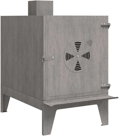 Vidaxl Camping Stove 35x50x60 Cm Corten Steel Brown