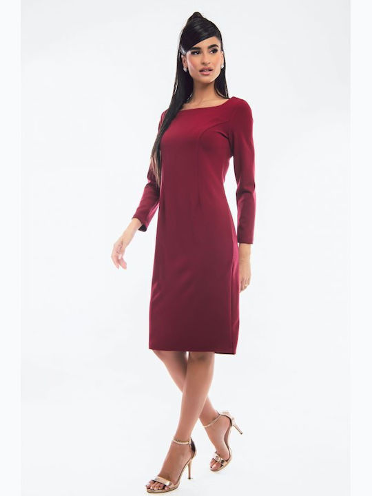 BelleFille Dress All Day Burgundy