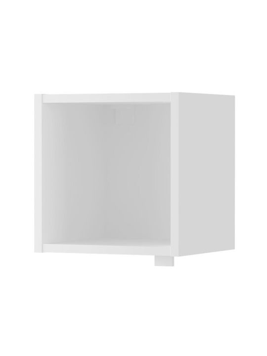 Κομοδίνο Beny Ξύλινο Λευκό 34x30.3x34cm