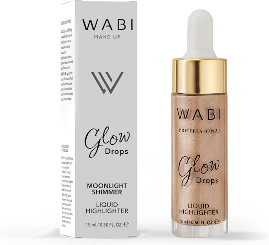 Wabi Beauty Glow Drops Eye Shadow in Cream Form with Gold Colour 15ml