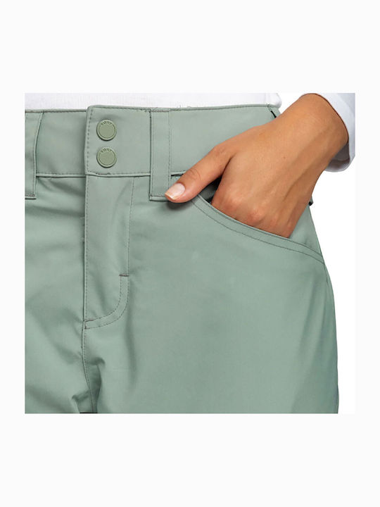 Roxy Backyard ERJTP03277-GJN0 Women's Trousers for Ski & Snowboard Green