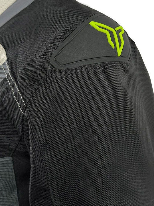 Nordcode Adventure Evo 24 Men's Motorcycle Jacket Cordura 4 Seasons Waterproof Dark Grey/Black