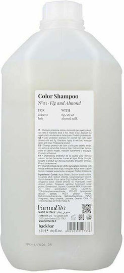 Farmavita Black No 01 Fig & Almond Στέρεο Σαμπουάν Διατήρησης Χρώματος για Βαμμένα Μαλλιά 1000ml
