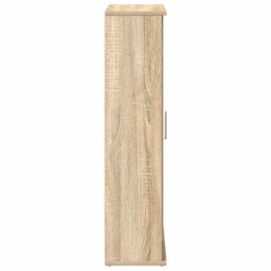 vidaXL Badezimmersäule Wandhängeschrank H39xB22xH90cm Eiche