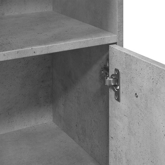 vidaXL Badezimmersäule Wandhängeschrank H30xB30xH95cm Gray