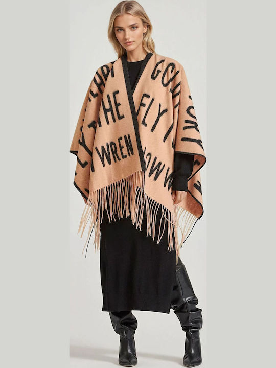 Women's Beige Cape