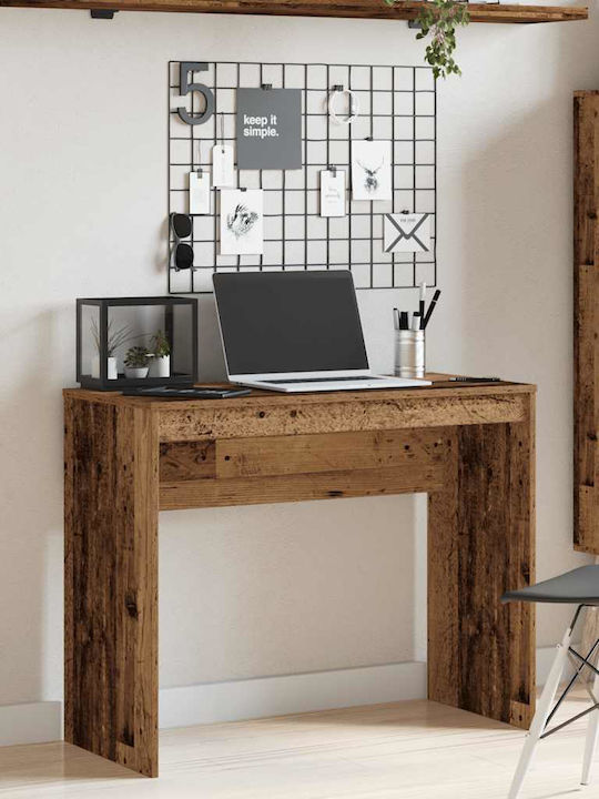 Desk Wooden Old Wood 90x40x72cm