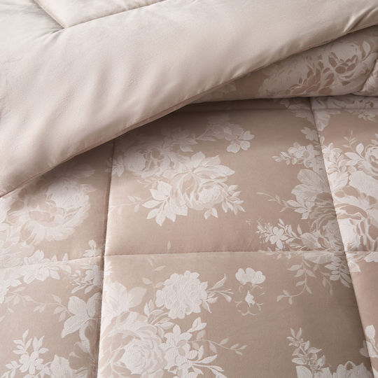 Liolios Home Πάπλωμα Υπέρδιπλο 220x240εκ. Cordelia Taupe
