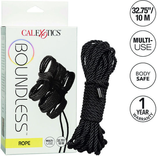 Calexotics Boundless Multi Use Rope Σχοινί Δεσίματος σε Μαύρο Χρώμα