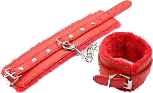 Naughty Toys BDSM Kit Σετ με Φετιχιστικά Ερωτικά Αξεσουάρ σε Κόκκινο Χρώμα 10τμχ