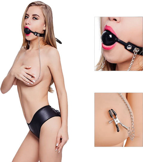 Fetish Tentation Намордник в Черен Цвят
