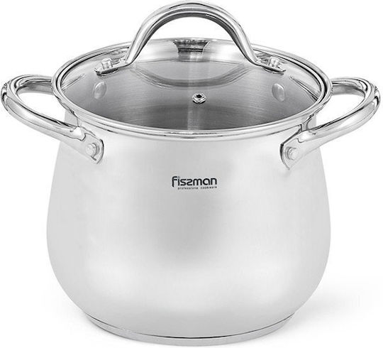 Fissman-favio Pot Lid Stainless Steel 29x20x23 Cm 4 L Silver