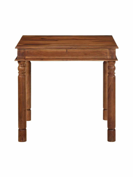 Square Table Dining Room from Solid Wood Acacia wood solid wood 80x80x77cm