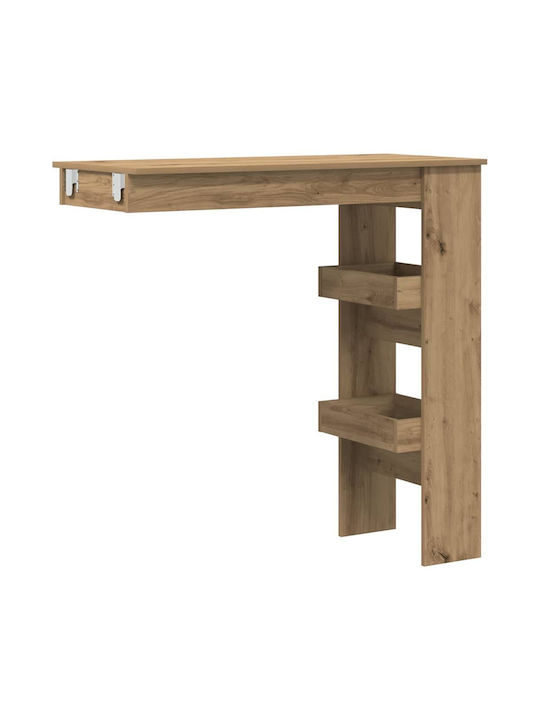 Table Bar Wooden Oaks 102x45x103.5cm