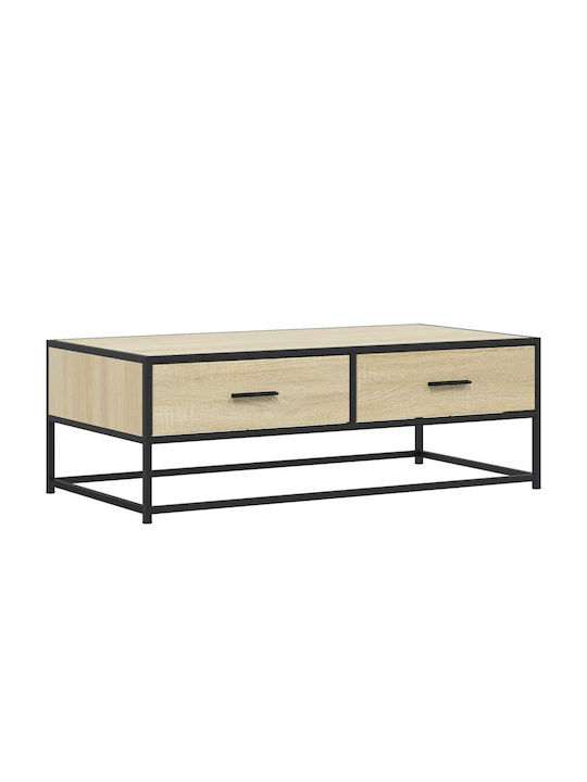 Rectangular Coffee Table Wooden Oaks L100xW50xH35cm.