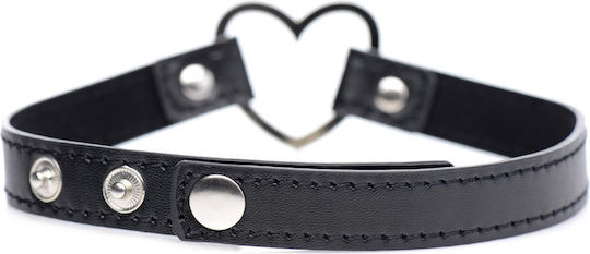 XR Master Series Dark Heart Choker Κολάρο σε Μαύρο Χρώμα