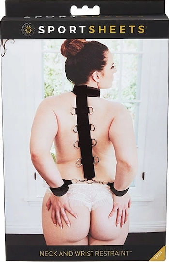 Sportsheets Neck & Wrist Restraint Neck & Limb Restraint Set in Black Color