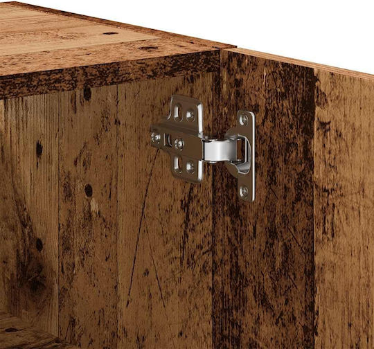 Hängeschrank fürs Wohnzimmer aus Spanplatte Altholz 60x31x70cm