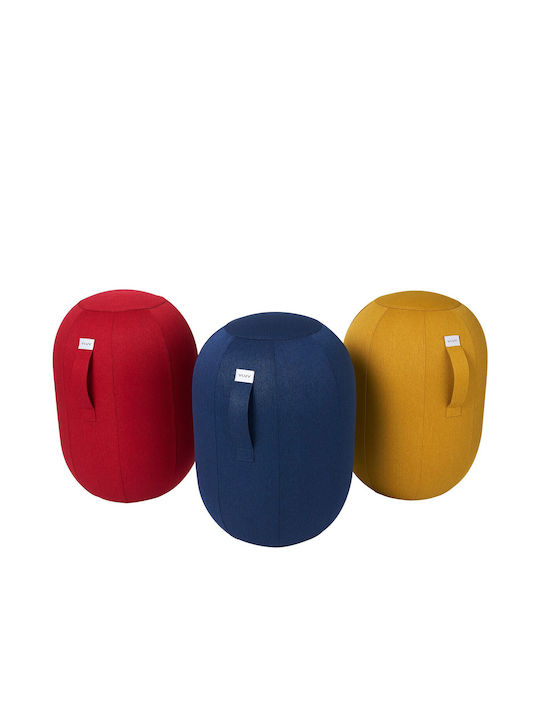 Bean Bag Chair Stool Inflatable Waterproof Balance Kapsul Leiv Royal Blue 43.5x43.5x60cm