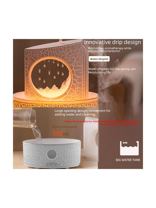 Aromatherapy Diffuser Humidifier 300ml Raindrops Kp-6063 Black