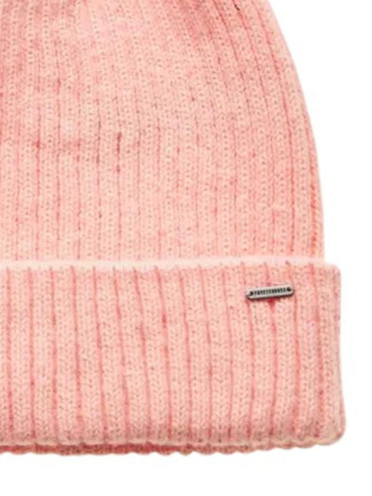 Beanie Beanie Knitted in Pink color