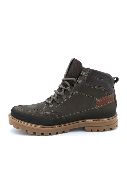 Leather Brown Men's Boots