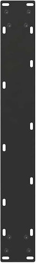 vidaXL Metallic Furniture Leg 2 Pieces Suitable for Table / Coffee Table / Office 70x72cm Black