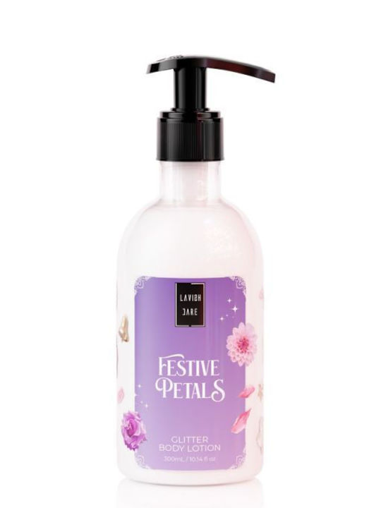 Festive Petals Skin Care Set for Moisturizing & Body Cleaning 3pcs