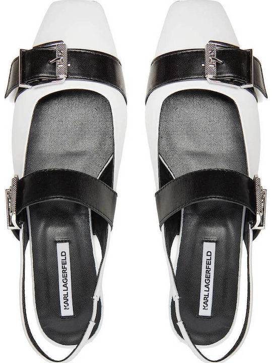 Ballerinas With strap White