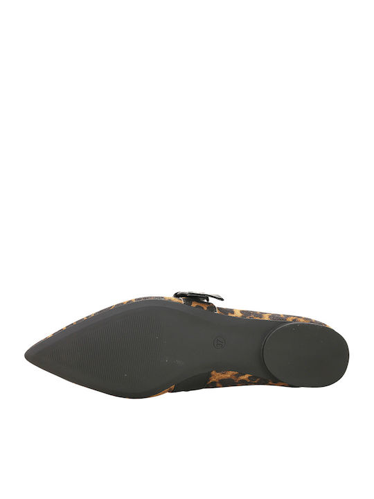 Wildleder Damen Ballerinas in Braun Farbe