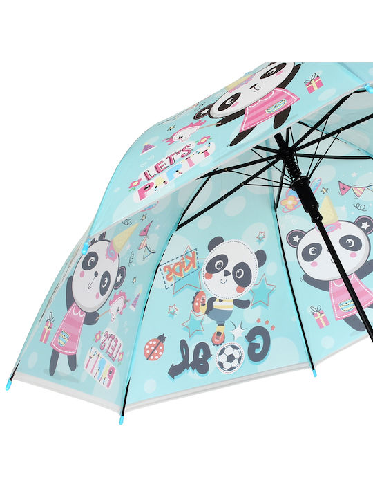 Keskor Automatic Umbrella with Walking Stick Turquoise