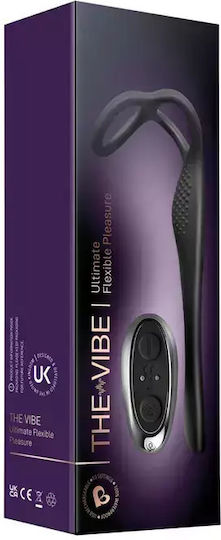 Rocks Off Vibe Prostate Anal Plug mit kabelloser Funktion und Vibration Schwarz 23.1cm