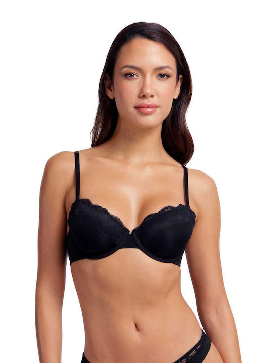 Dorina Demi Bra Underwire Black & Pink