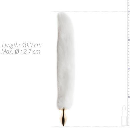 Easytoys Fox Tail Plug No 14 Анална тапа Златиста