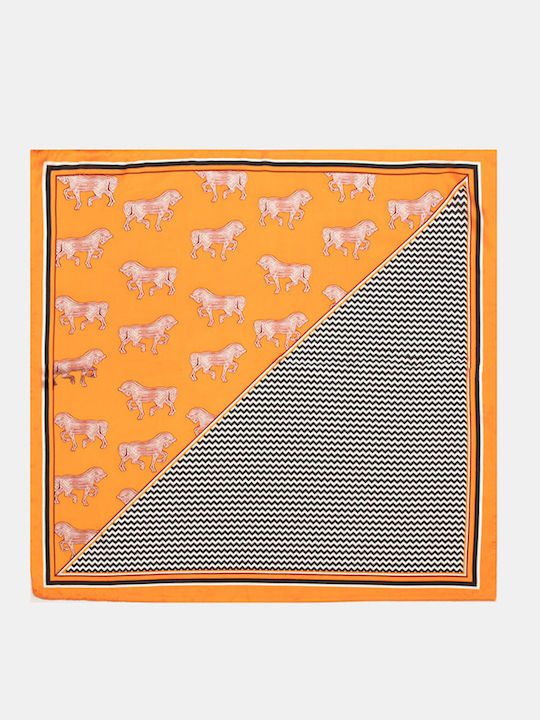 Quadratisches Tuch Orange Orange