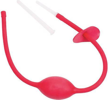 Seven Creations Enema Syringe Πρωκτικό Ντους Κόκκινο