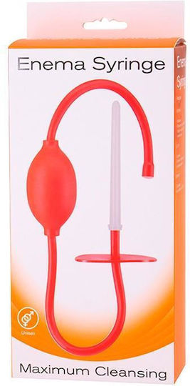 Seven Creations Enema Syringe Πρωκτικό Ντους Κόκκινο
