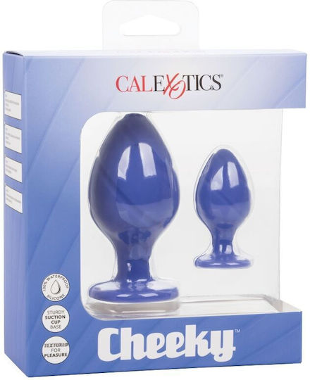 Calexotics Cheeky Buttplug Πρωκτικές Σφήνες Σετ Small Blue