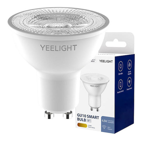 Yeelight Smart Bulb LED 4.8W for Socket GU10 Warm White 350lm