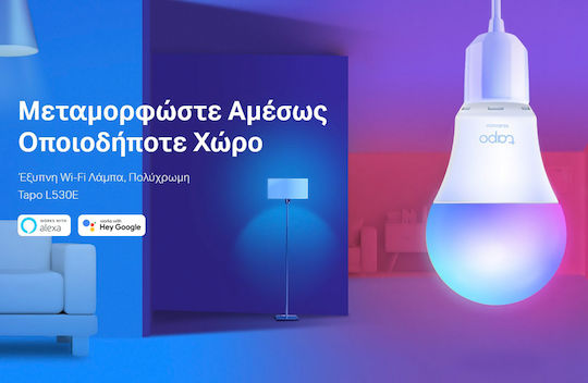 TP-LINK Smart Bulbs Tapo L530E v3 LED 8.7W for Socket E27 RGBW 806lm Dimmable 2pcs