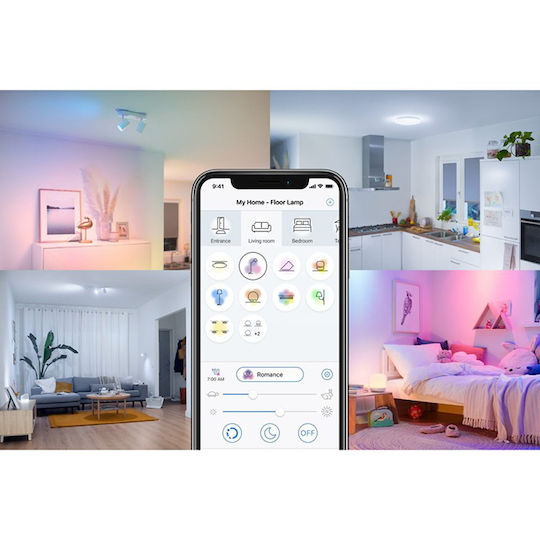 WiZ Smart Bulbs LED 8W for Socket E27 and Shape A60 Adjustable White 806lm 2pcs