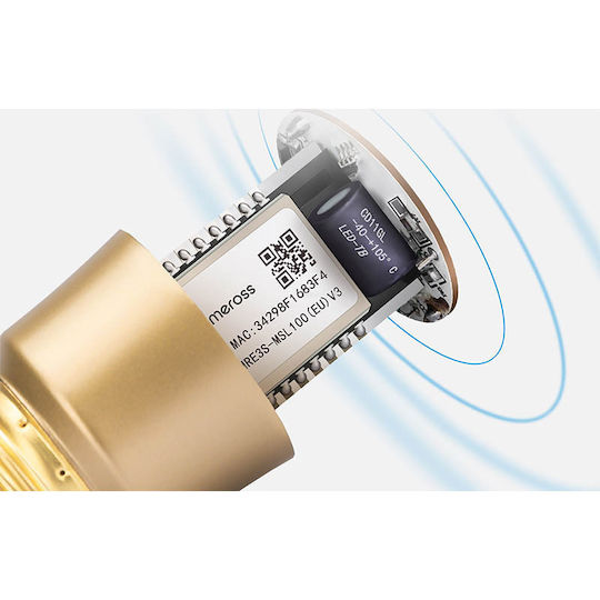 Meross Смарт крушка LED 6W за фасунга E27 и форма A19 Регулируем бял цвят 806лм Димируем