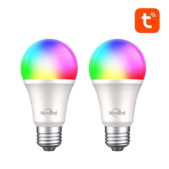 Smart Bulbs Nitebird LED 75W for Socket E27 RGB 800lm 2pcs