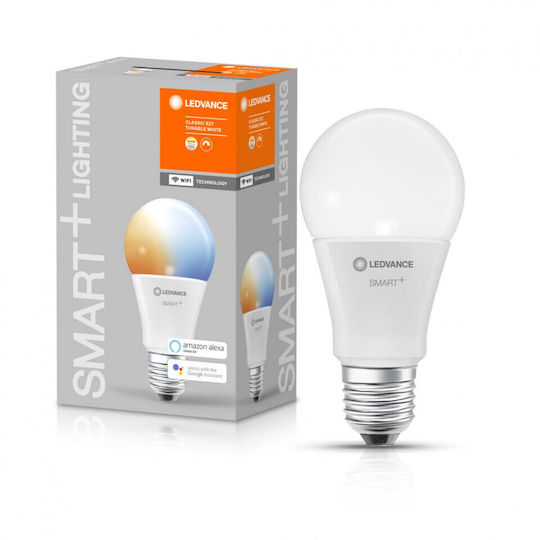 Ledvance Bec Smart LED 9W pentru Dulie E27 și Formă A60 Alb reglabil 806lm Reglabil în intensitate
