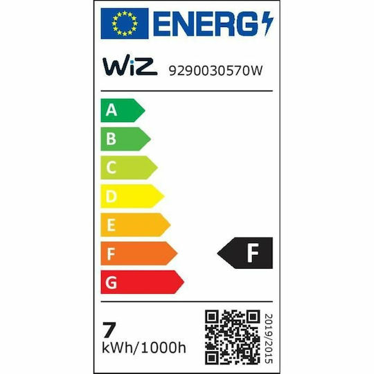 WiZ Becuri Smart LED pentru Dulie E27 și Formă ST64 Alb reglabil 640lm 2buc